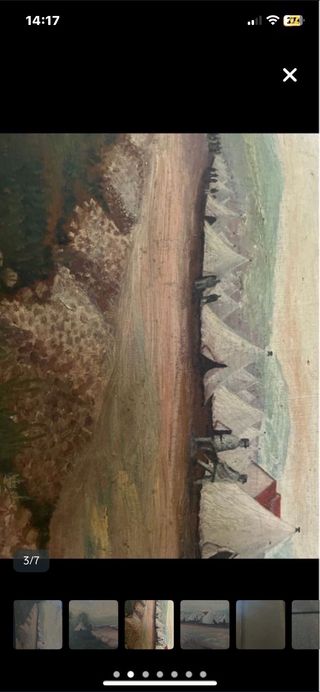 Óleo antiguo firmado C.P.Pellicer