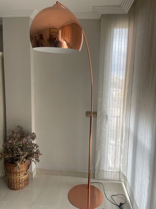 Lámpara Arco Metálica Dorada Maison du Monde