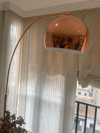 Lámpara Arco Metálica Dorada Maison du Monde