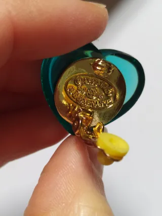 Pendientes vintage de Chanel en resina turquesa