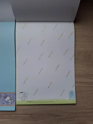 2 blocs Snoopy hojas perfumadas