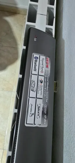 Barra de Sonido LG Negra