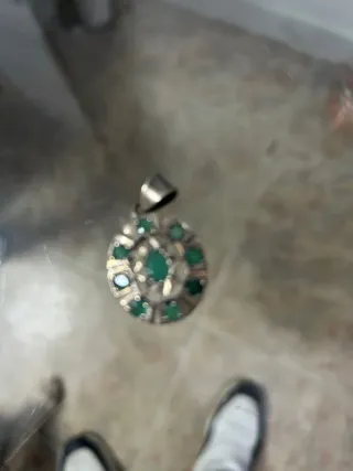 Colgante Plata Ley Esmeraldas