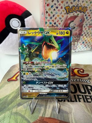 Carta Pokemon Rayquaza GX #100 Tag All Stars jap