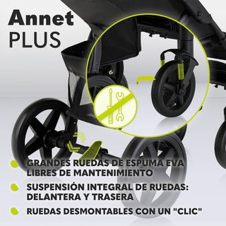 LIONELO Annet Silla de Pase Para niños hasta 22 kg
