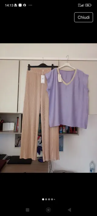 Completo pantalone + blusa nuovi
