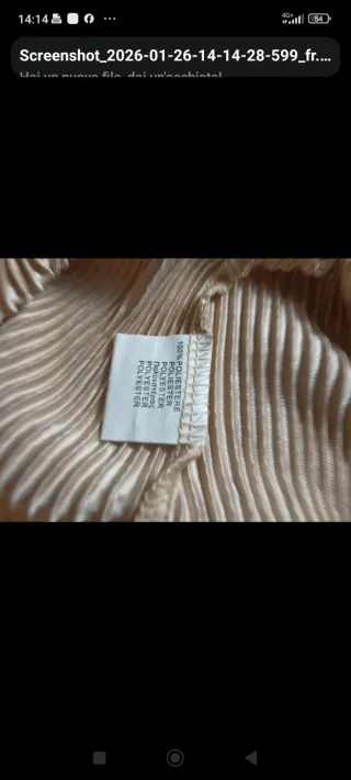 Completo pantalone + blusa nuovi