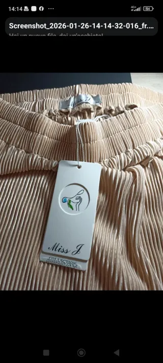 Completo pantalone + blusa nuovi