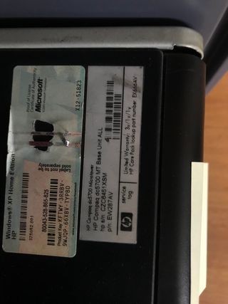 5 Ordenadores HP Compaq dc5700 MT