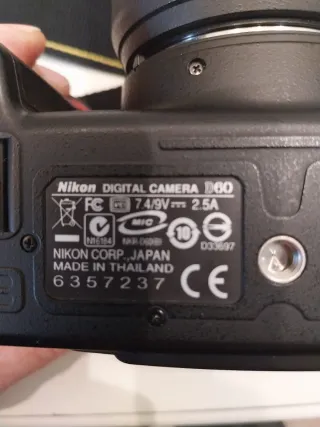 Macchina fotografica Nikon D60
