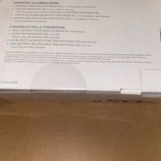 Nintendo DS Bianco Nuovo Mai Aperto Senza Difetti