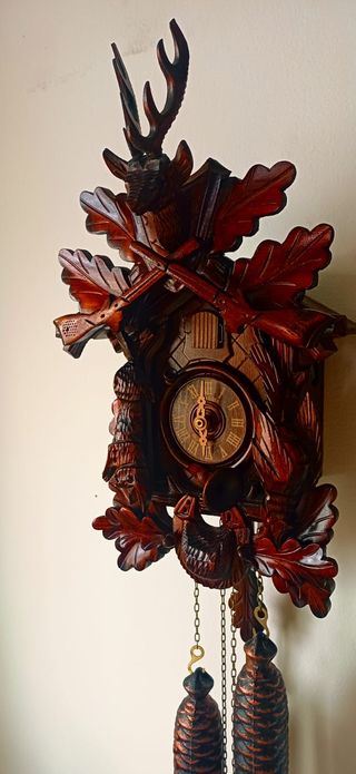 Orologio a cucù tedesco in legno