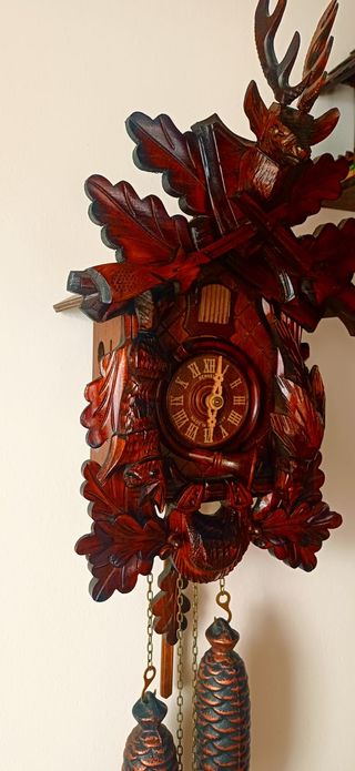 Orologio a cucù tedesco in legno