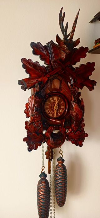 Orologio a cucù tedesco in legno