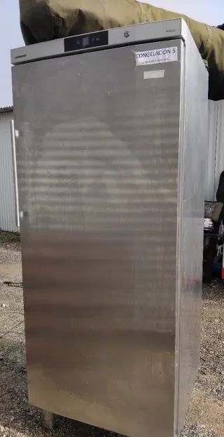 Congelador vertical acero inoxidable