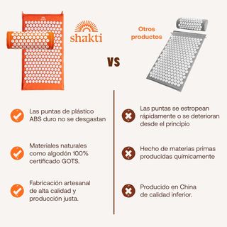 ShaktiMat [La original] Esterilla y Almohada de ac