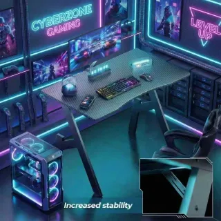 Scrivania Gaming Nera 80x55 cm