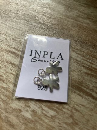 2 Colgantes Niño INPLA Plata