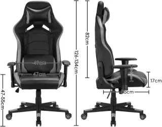 Silla escritorio gamer negra IntimaTe WM Heart