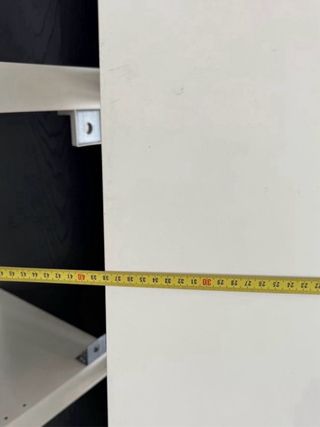 Estanterías Bicolor Madera Negra y Blanca