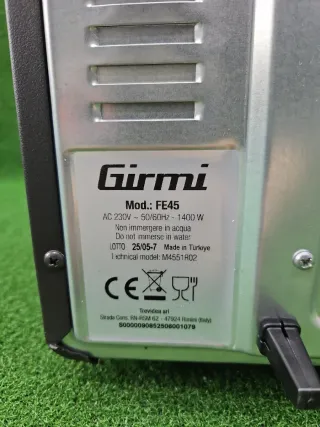 Horno Eléctrico Girmi FE4500 1400W