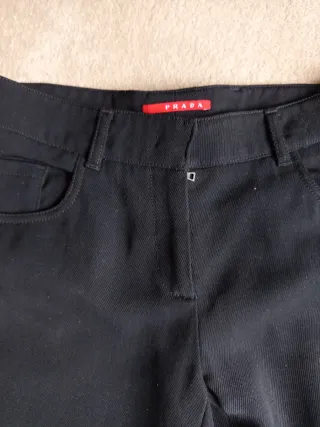 Pantaloni donna Prada neri