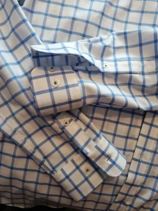 Camisa de cuadros caballero