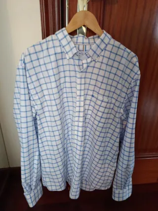 Camisa de cuadros caballero