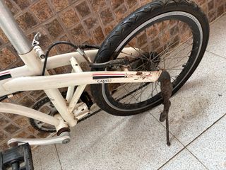 Bicicleta Plegable Blanca