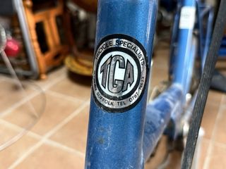 Bicicleta Paseo Vintage Azul