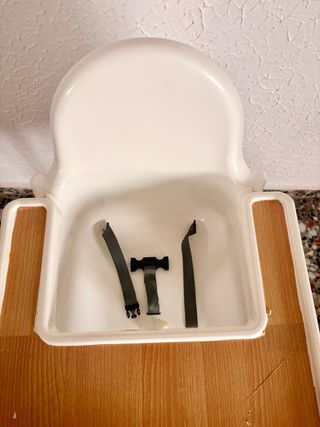 Trona Ikea Blanca y Madera