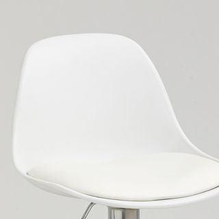 Conjunto de 2 Taburetes de Bar con Altura Regulable, Taburetes de Cocina Altos en PU con Respaldo, Reposapiés, Asiento Suave, Estructura de Acero, Sillas de Bar Altas Giratorias a 360°, para Penín...