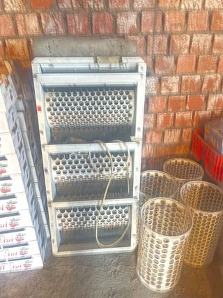 Calibradora de cerezas con rodillo