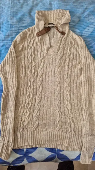 Jersey Massimo Dutti Beige Hombre