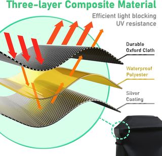 Funda Protectora de Barbacoa Exterior Impermeable,