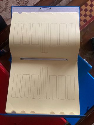 Clasificador con solapa 12 separadores. 5 unidades