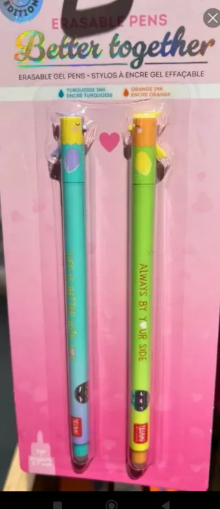 Bolígrafos Borrables Legami Better Together