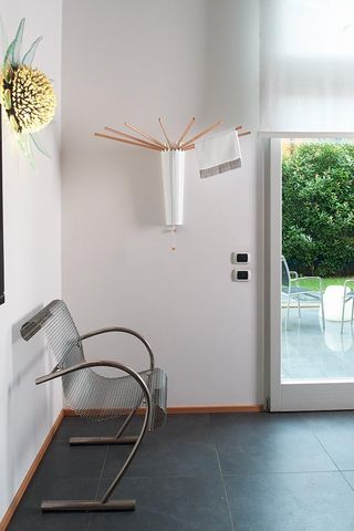 Foppapedretti Octopus Tendedero, Aluminio, Blanco