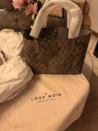 Loup Noir Mini Shopper Almond