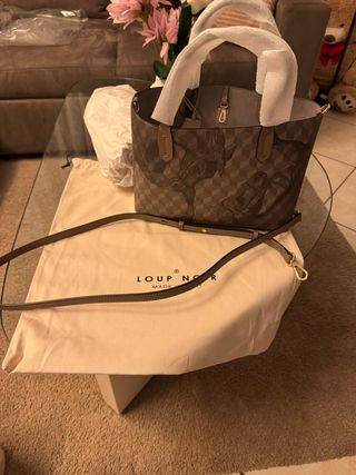 Loup Noir Mini Shopper Almond