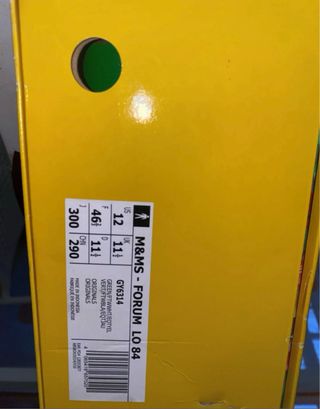 Adidas Forum Low M&M Verde Blanco 46 2/3