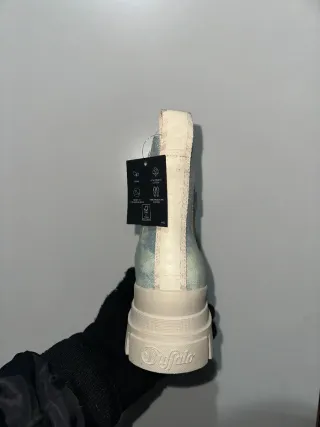 Buffalo Aspha Chelsea Mid Beige/Blu