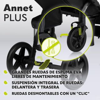LIONELO Annet Silla de Pase Para niños hasta 22 kg