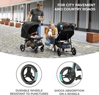 kk Kinderkraft GRANDE PLUS Silla de Paseo ligera d