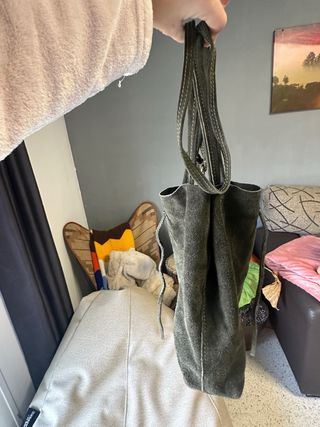 Bolso Tote Negro Genuine