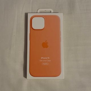 Funda iPhone 15 Silicona MagSafe Naranja