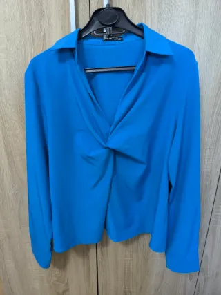 Camisa SHEIN azul talla M