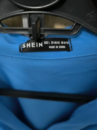 Camisa SHEIN azul talla M
