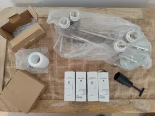 Lámpara Techo 4 Focos Orientables Moderna