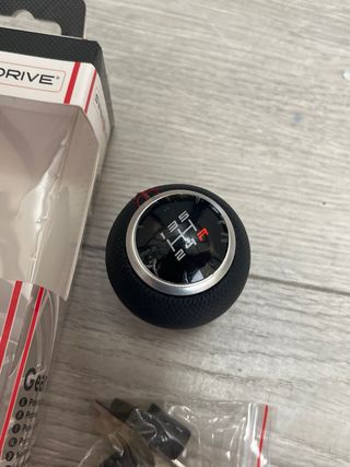 Pomo Cambio Marchas SUMEX Negro/Rojo